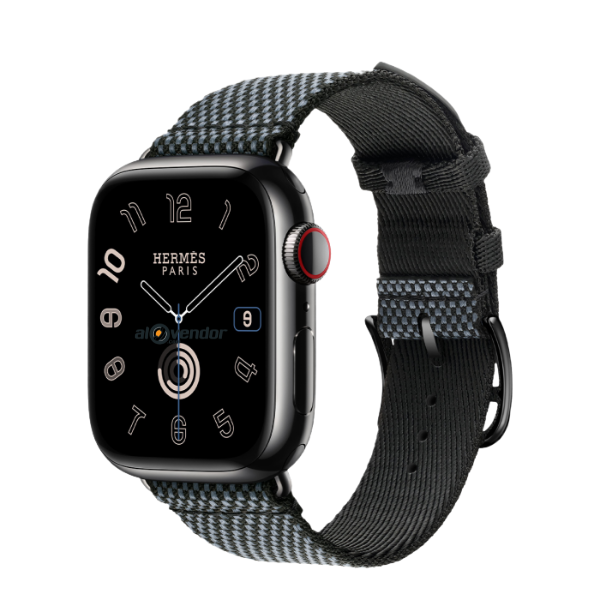 Dây Apple Watch Hermes Noir Denim