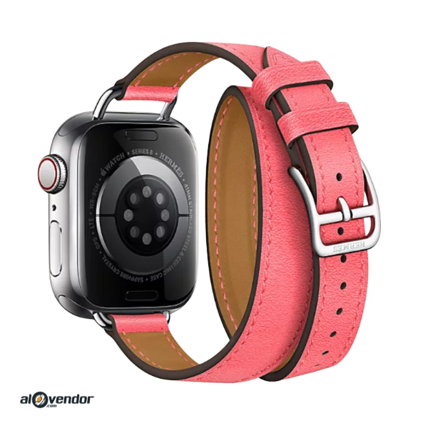 Dây Hermes Double Tour Attelage Pink